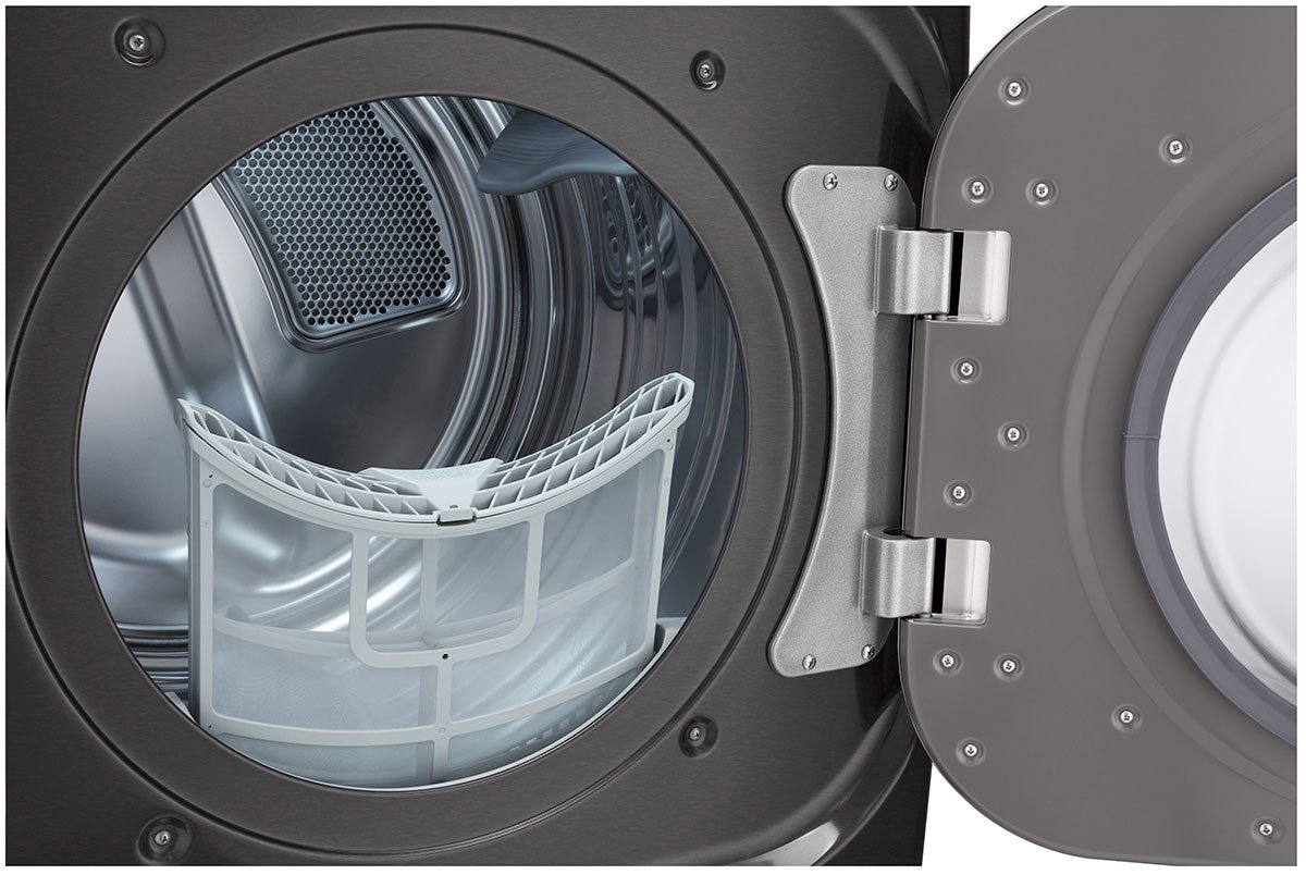 LG 9 Cu. Ft. Black Steel Front Load Electric Dryer With TurboSteam And Built-In Intelligence