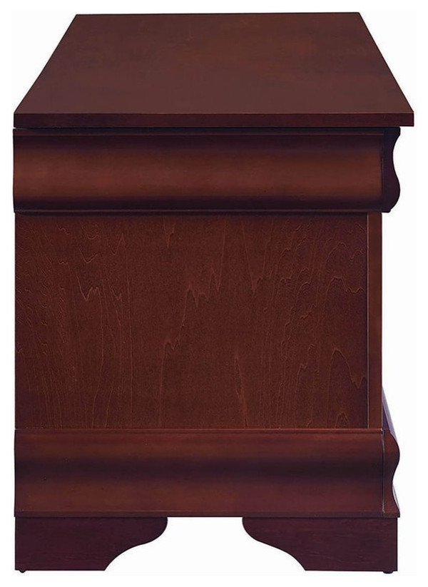 Coaster Pablo Traditional Rectangular Wood Cedar Chest Warm Brown   Traditional   Accent Chests And Cabinets   by Homesquare  Houzz