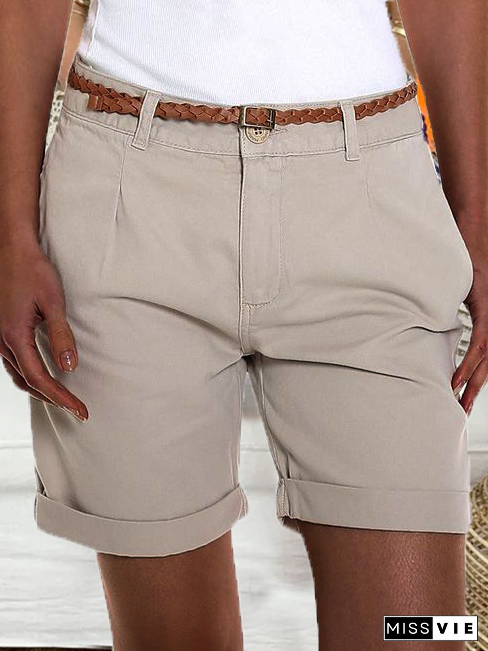 Casual simple basic shorts