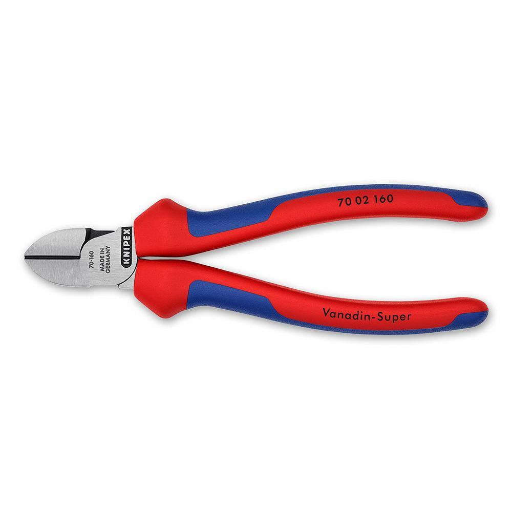 KNIPEX 3-Piece Combination Long Nose Pliers with Diagonal-Comfort Grip 00 20 11