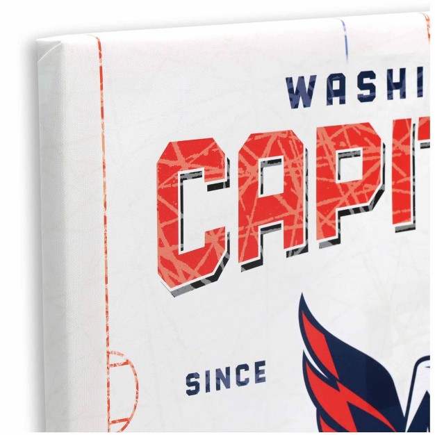 Nhl Washington Capitals Rink Canvas