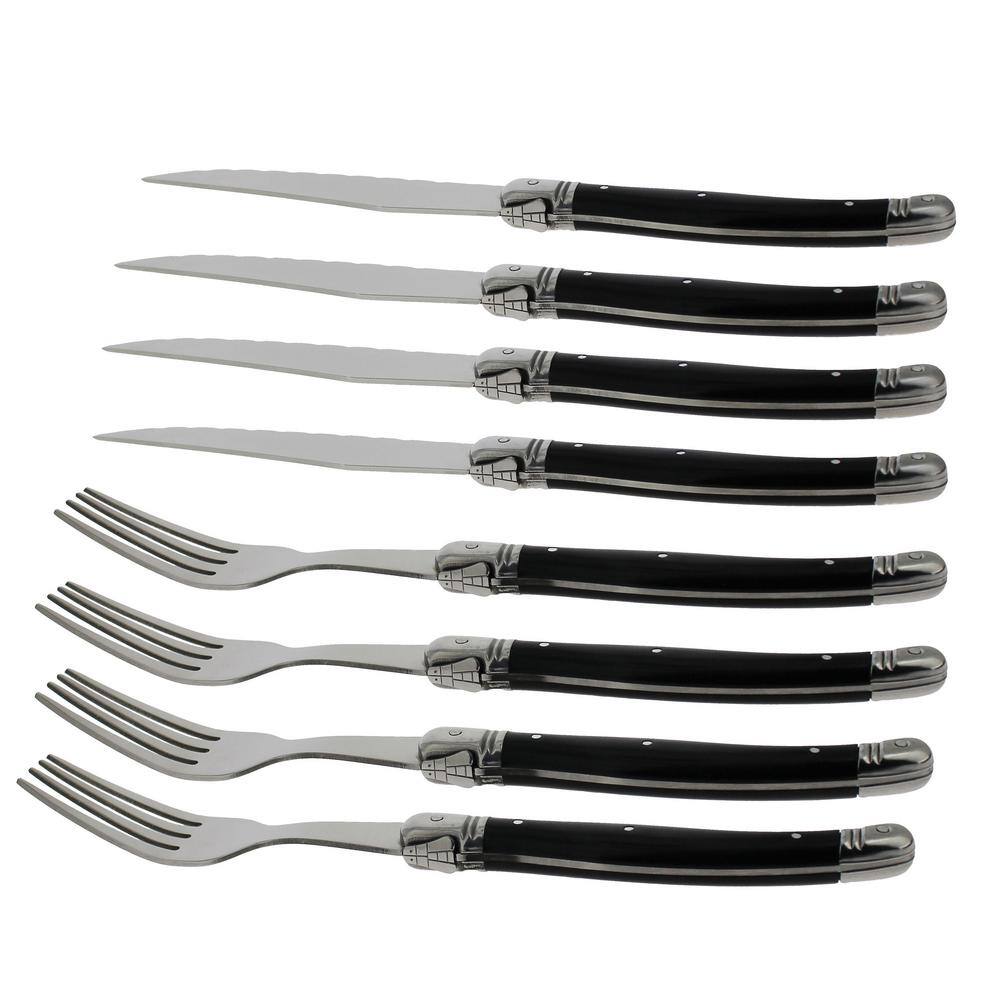 French Home Ultimate 13 Piece Laguiole Kitchen and Steak Knife  Fork Set GRP283