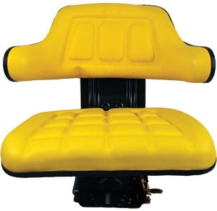 R1262 Utility Seat Assembly - Yellow Fits John Deere