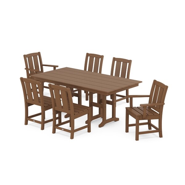 POLYWOOD Mission 7Piece Farmhouse Dining Set