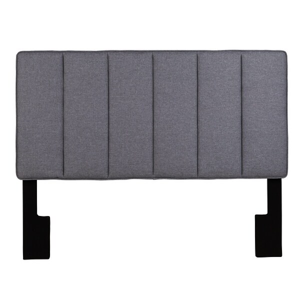 Hayden Headboard Grey Linen Full/Queen - - 34347772