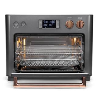 Cafe 1800 W Matte Black Toaster Oven with 14 modes incl Air Fry Bake Broil Roast Toast and Slow Cook Wi-fi connected C9OAAAS3RD3