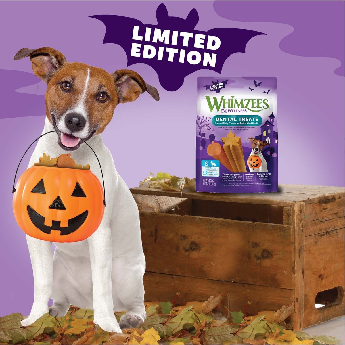 WHIMZEES Fall Small Grain-Free Dental Dog Treats