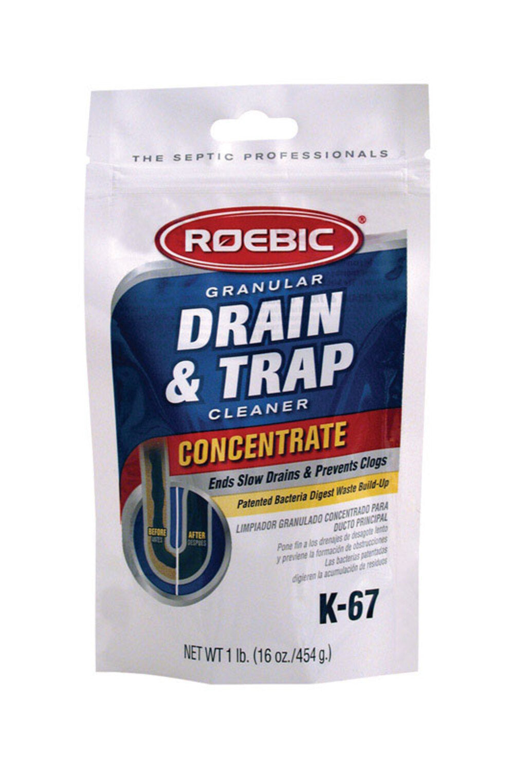 ROEBIC DRAIN  TRAP 16OZ