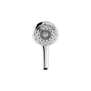 KOHLER Rally 6-Spray 5.7 in. Single Wall Mount Handheld Adjustable Shower Head in Polished Chrome K-R21498-G-CP