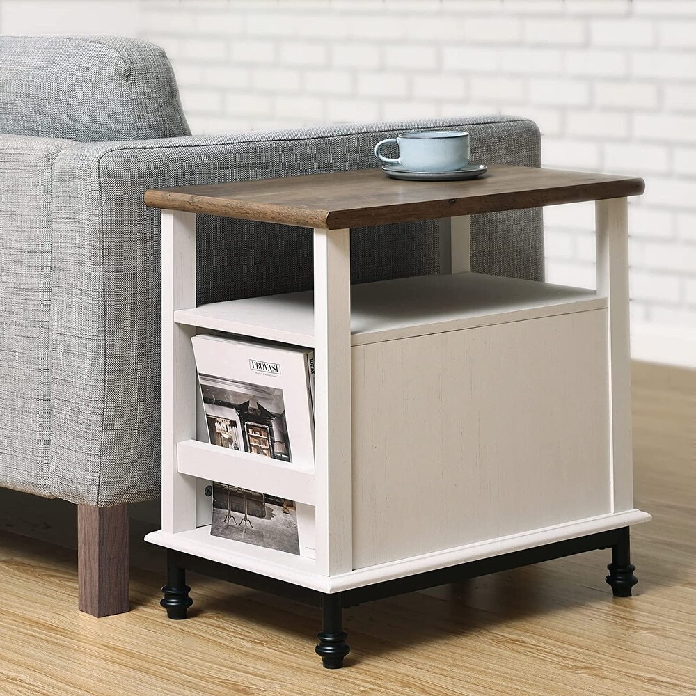 WAMPAT White Oak End Side Table  Nightstand