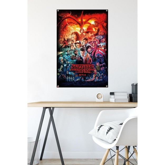 Trends International Netflix Stranger Things Three Seasons One Sheet Unframed Wall Poster Prints