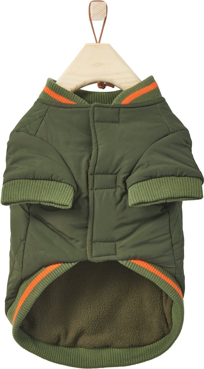 Frisco Mediumweight Insulated Quilted Bomber Dog and Cat Coat