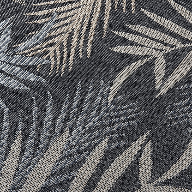 World Rug Gallery Bahama Palm Frond Indoor Outdoor Area Rug