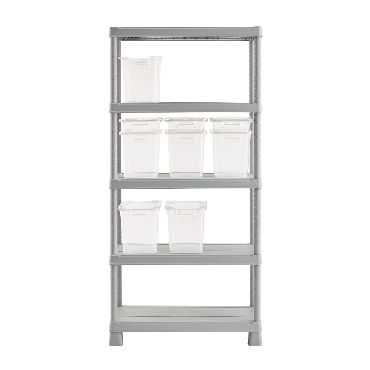 Grey Tribac 5Shelf Unit