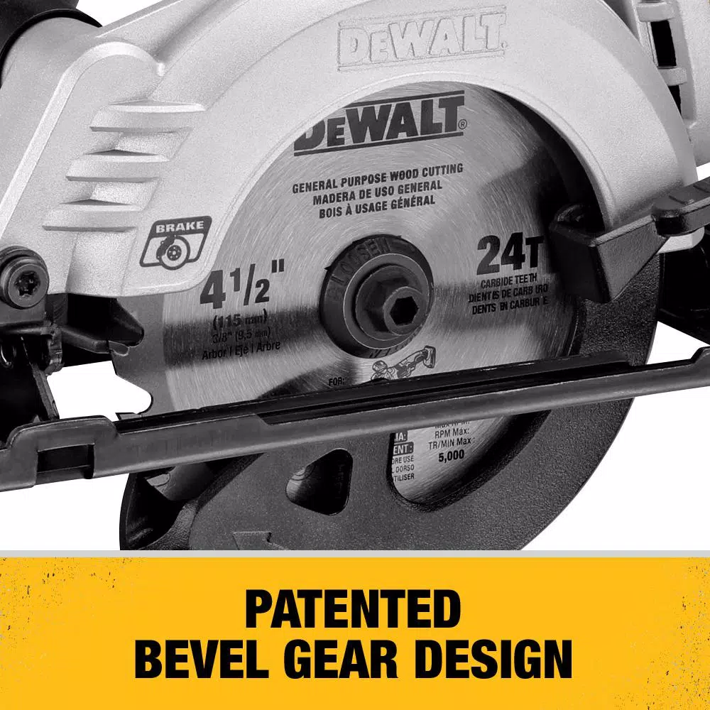 DEWALT ATOMIC 20-Volt MAX Cordless Brushless 4-1/2 in. Circular Saw with (1) 20-Volt Battery 5.0Ah and#8211; XDC Depot