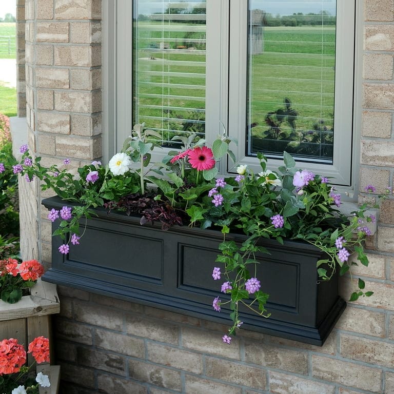 36 Inch Rectangle Polyethylene Window Box