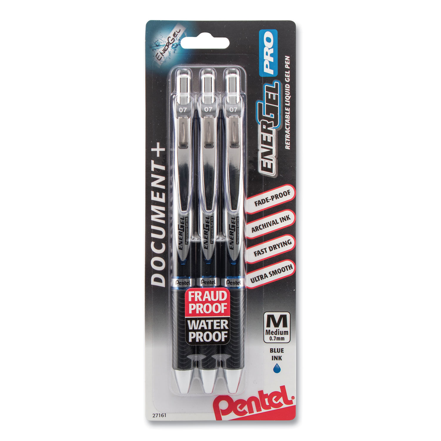 EnerGel PRO Gel Pen by Pentelandreg; PENBLP77BP3C