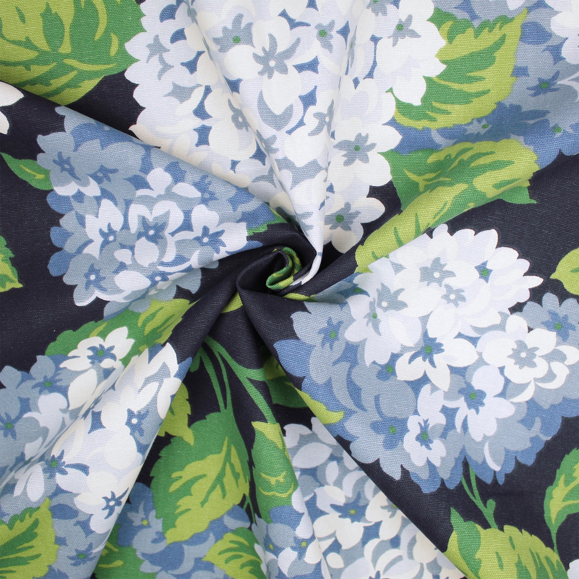 Midnight Garden Navy Drapery