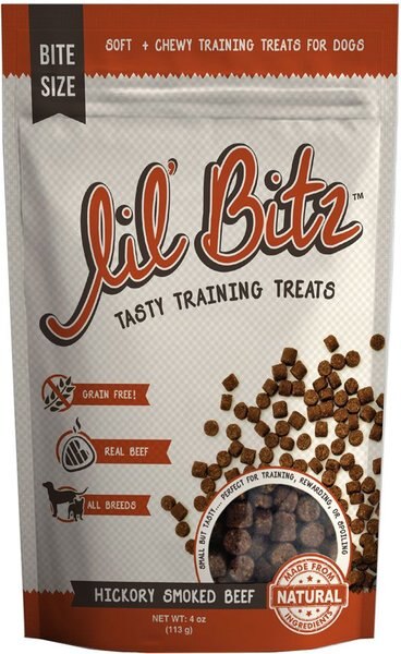 Lil' Bitz Hickory Smoked Beef Training Dog Treats