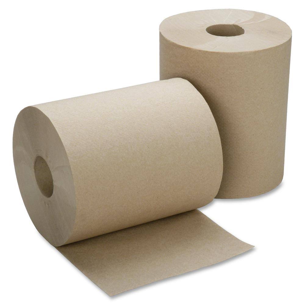 SKILCRAFT 600 ft. L Natural 100% Recycled Paper Towel Roll (12-Rolls per Pack) NSN5915146