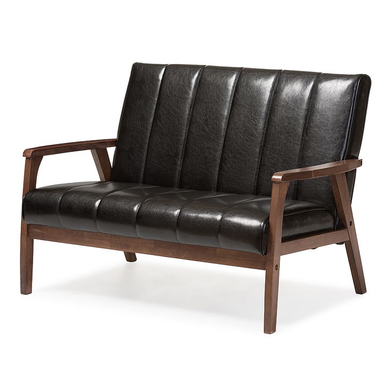 Baxton Studio Nikko Loveseat