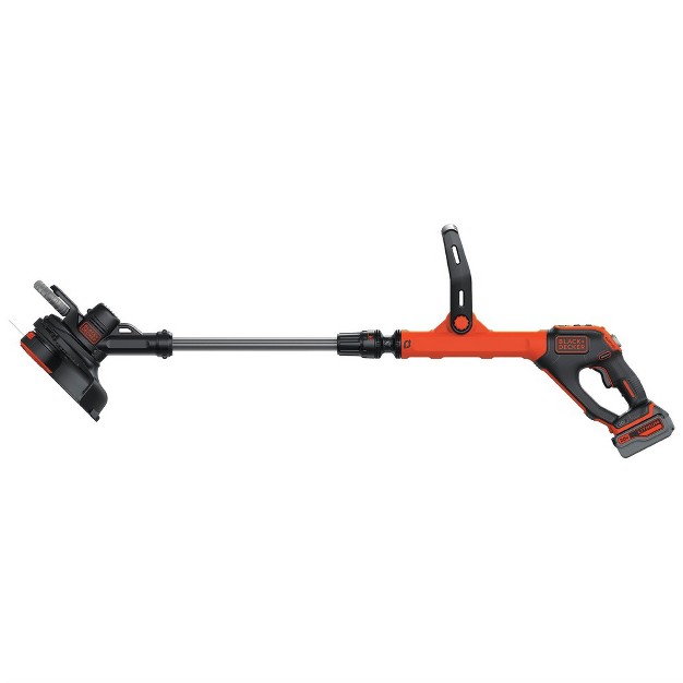 Black amp Decker Lste523 20v Max Cordless Lithium ion Easyfeed 2 speed 12 In String Trimmer edger Kit