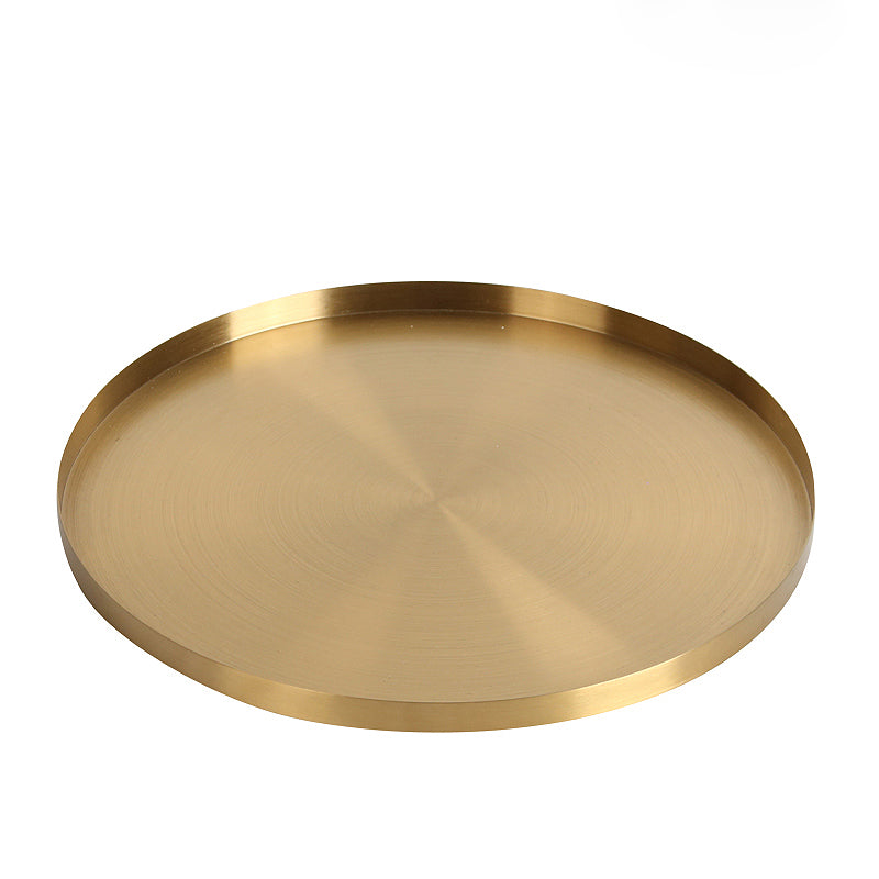 Round Golden Tray Fc-W2007