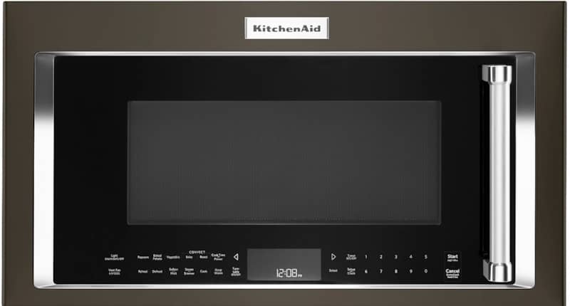 KitchenAid 30 PrintShield Black Stainless Steel Over-The-Range Microwave Oven