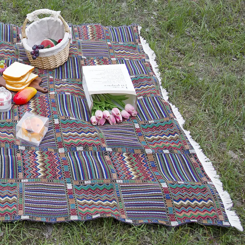 ins style picnic mat Vintage camping mat