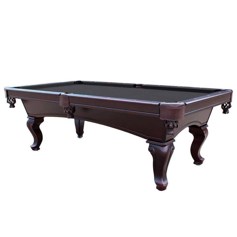 Championship 8 ft. Black Saturn II Billiards Cloth Pool Table Felt BG263BK