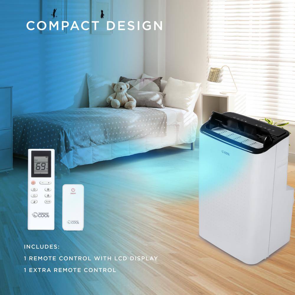 Commercial Cool 12000 BTU (8150 BTU (SACC)) Portable Air Conditioner CCP8JW