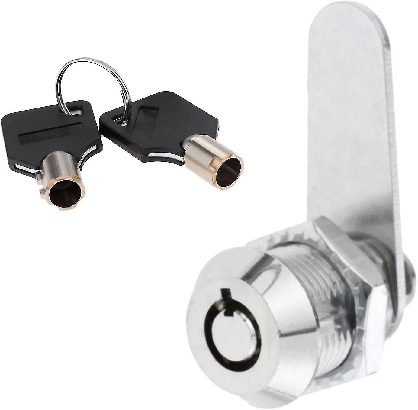 Zinc Alloy Tubular Lock For Security Drawer， Door Cylinder， Mailbox， Tool Box， 2 Key Lock20mm