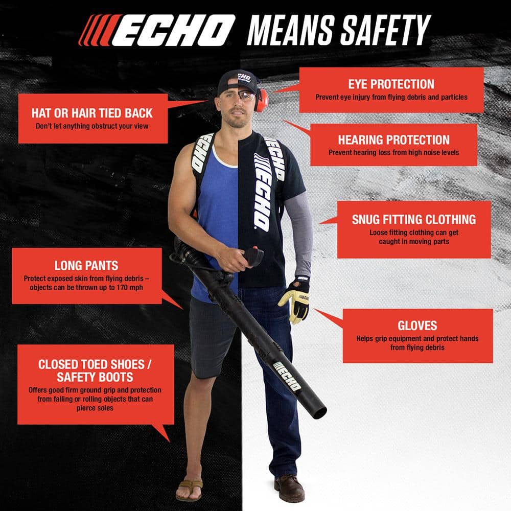 ECHO 165 MPH 391 CFM 25.4 cc Gas 2-Stroke Handheld Leaf Blower Shred N Vac ES-250AA