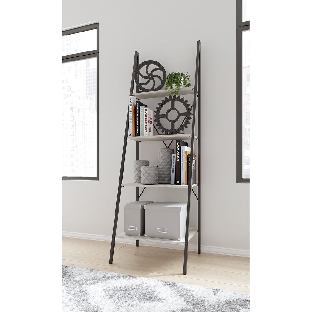 Ashley Furniture Bayflynn White/Black Bookcase   24\