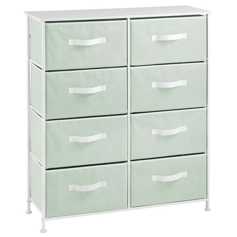 mDesign Vertical Dresser Storage Tower with 8 Drawers