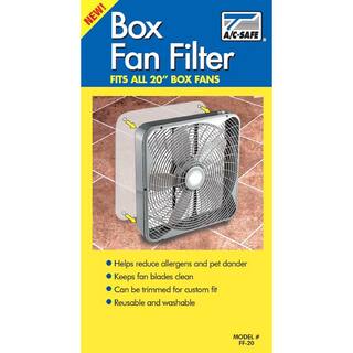 AC-Safe 20 in. Box Fan Filter FF-20