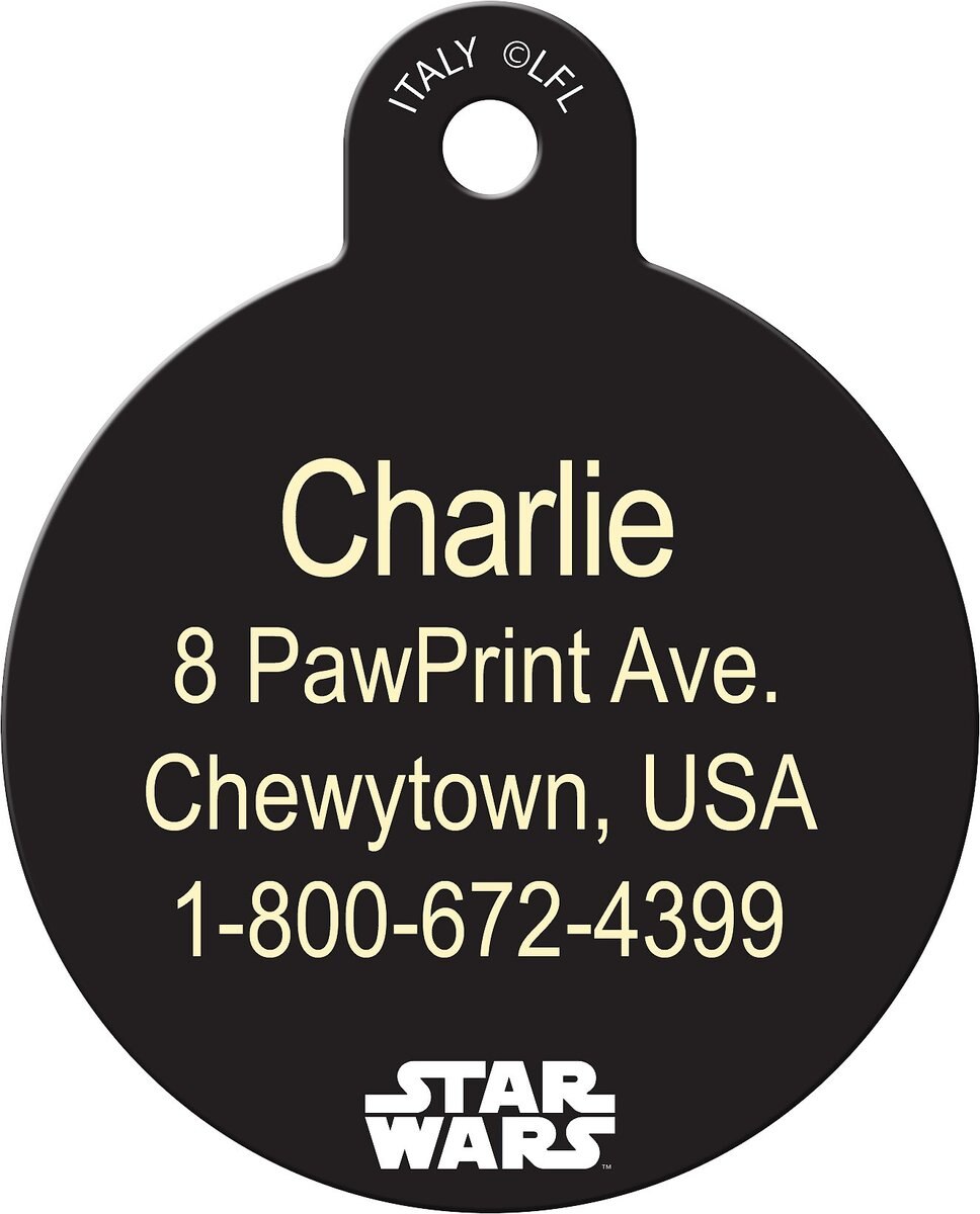 Quick-Tag Star Wars StormTrooper Red Blue Circle Personalized Dog and Cat ID Tag