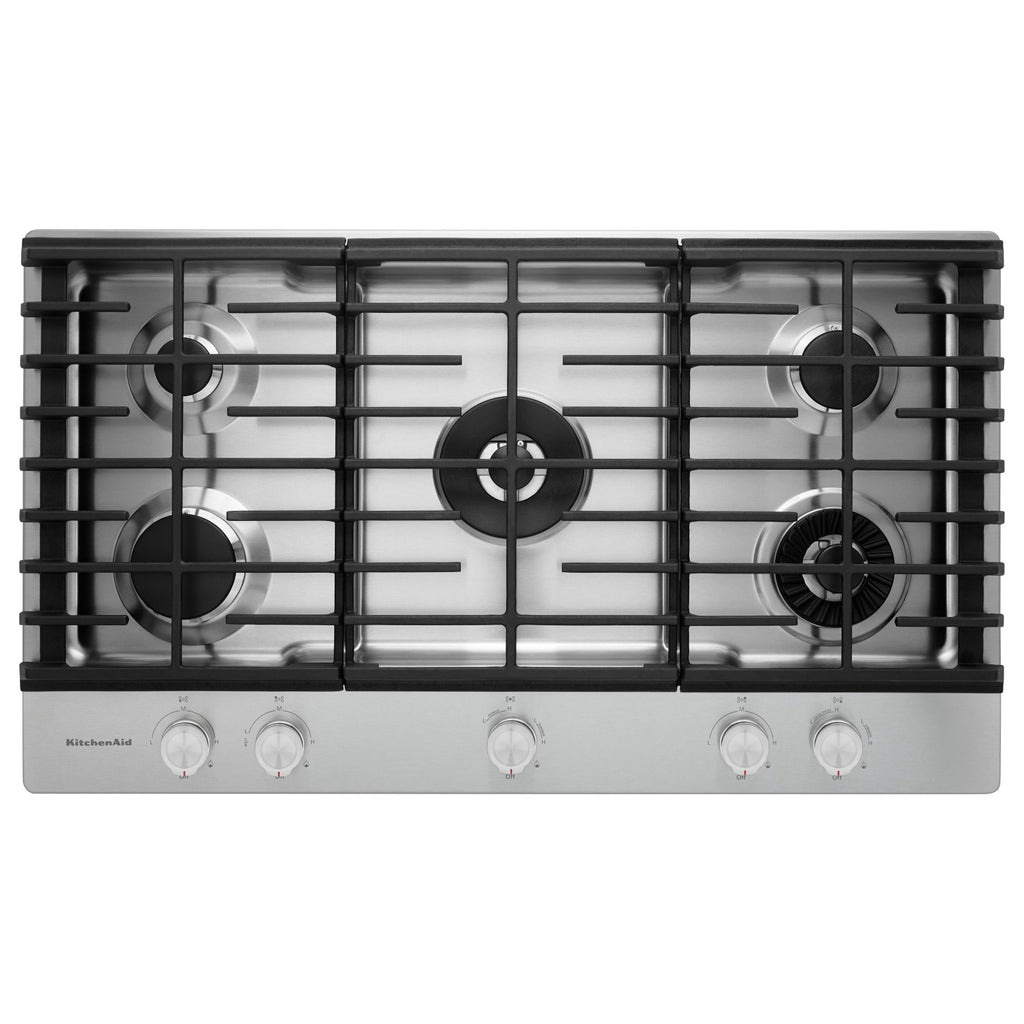 KitchenAid 36quot 5Burner Gas Cooktop with Griddle