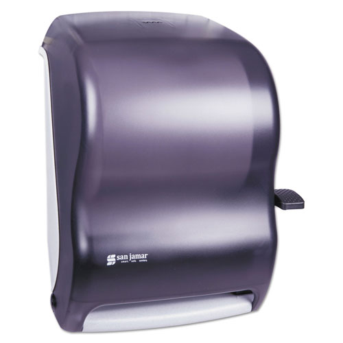 San Jamar Lever Roll Towel Dispenser | Classic， Black Pearl， 12 15