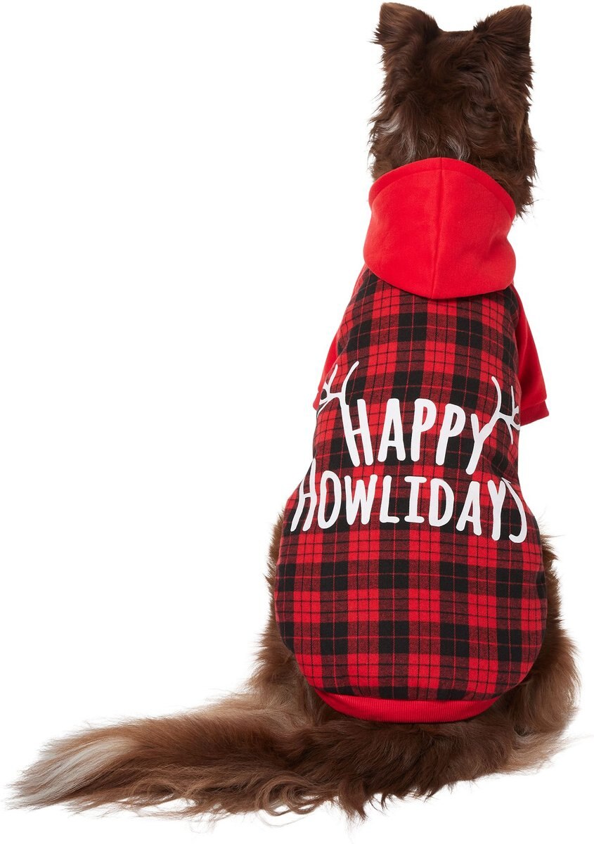 Frisco Happy Holidays Dog and Cat Hoodie