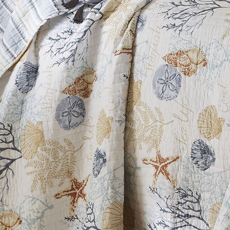 Levtex Home Coral Sealife Quilt Set