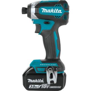 Makita 18V LXT Lithium-Ion Brushless Cordless Impact Driver Kit with (1) Battery 3.0Ah XDT131