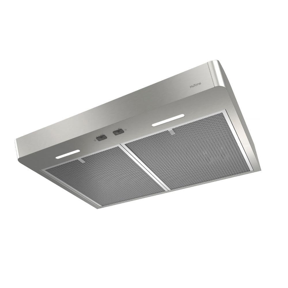 BroanNuTone Mantra AVSF1 30 in 375 Max Blower CFM Convertible UnderCabinet Range Hood with Light in Stainless Steel