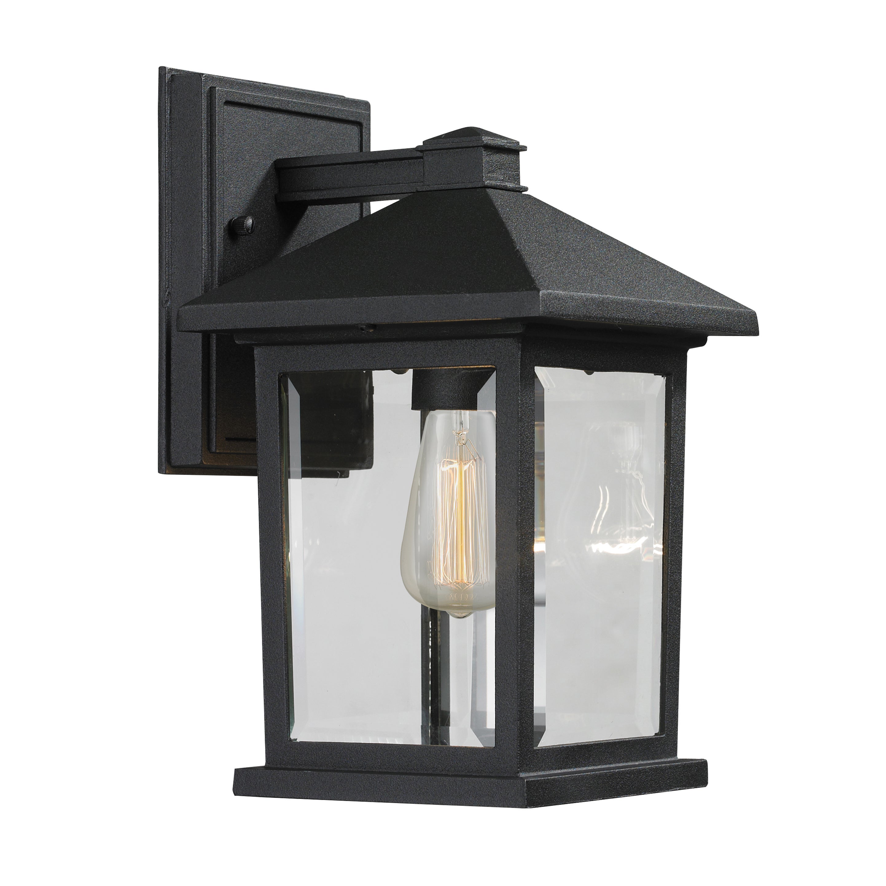 Avery Home Lighting Portland 1-Light Black Outdoor Wall Light Shopping - The Best Deals on Outdoor Wall Lanterns | 17111203