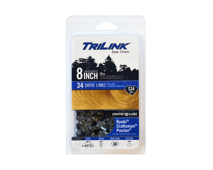 TriLink Saw Chain 8 inch Chain w/ 34 Drive Links CL14334TL2