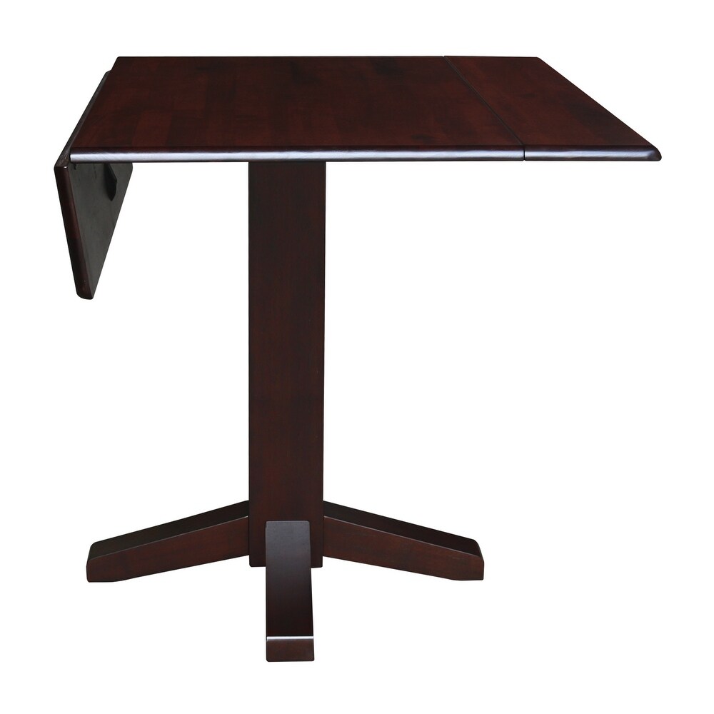 Square Dual Drop Leaf Dining Table