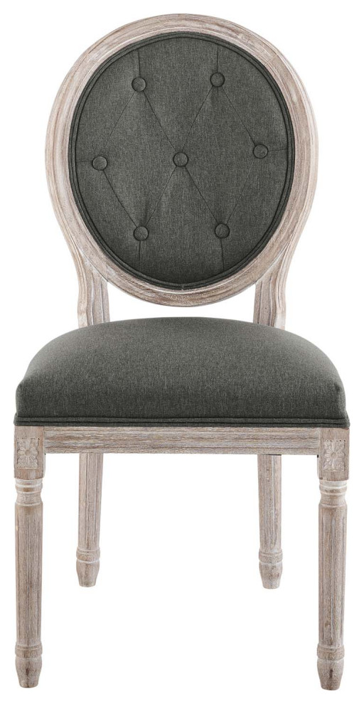 Arise Vintage French Upholstered Fabric Dining Side Chair   French Country   Dining Chairs   by Modway  Houzz