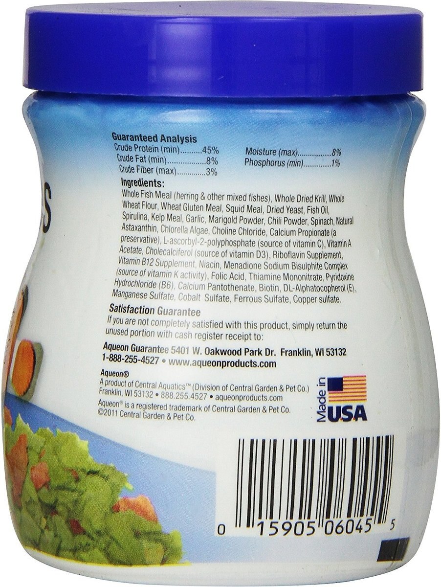 Aqueon Marine Flaked Fish Food