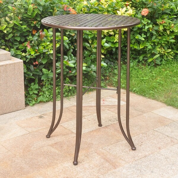 Mandalay 30inch Iron BarHeight Bistro Table