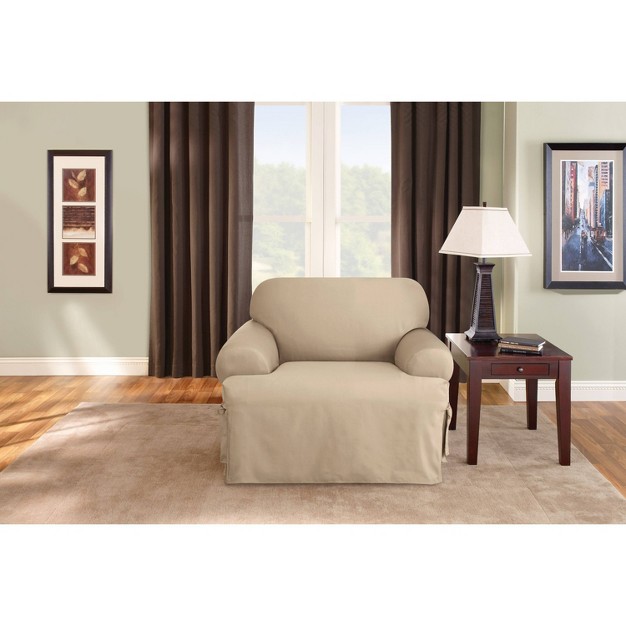 Duck T Cushion Chair Slipcover Tan Sure Fit